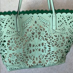 Mint green Aldo tote